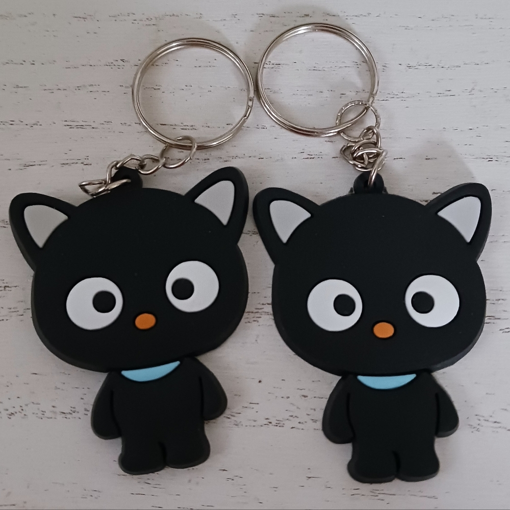2 Sanrio Chococat Keychains - Picture 1 of 3